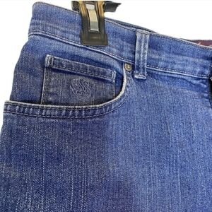 Gloria Vanderbilt 14P  Capris Amanda Radiance High Rise Metal Beaded Pockets